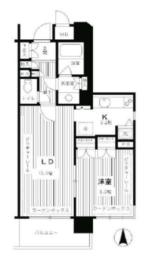 クラッサ元住吉 5階 間取り図