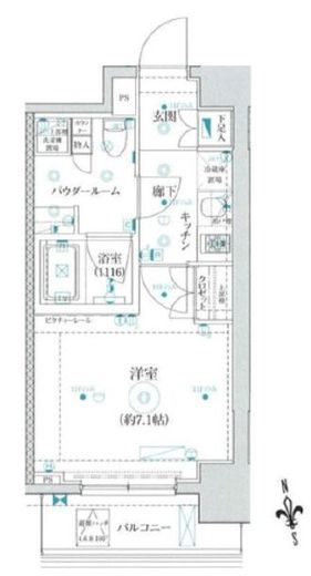 セジョリ西早稲田2 503 間取り図