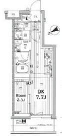 メイクス若松河田 202 間取り図