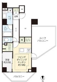 ベルジェンド西日暮里グランセルサス 10階 間取り図