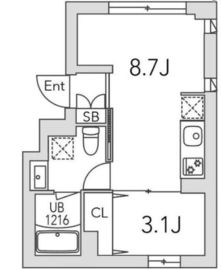 グランデュオ代沢4 (Gran Duo Daizawa4) 104 間取り図