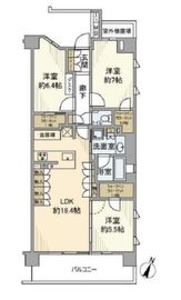 ザ・パークハウス宮崎台 4階 間取り図