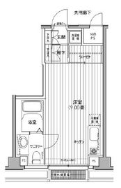 カスタリア都立大学 202 間取り図