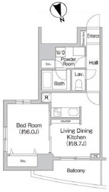 プライムアーバン町屋サウスコート 1205 間取り図