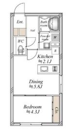 アーバンパーク方南町 304 間取り図