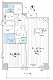 HIGASHIKOMATSUGAWA PARK RESIDENCE 102 間取り図