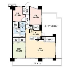 イニシア志村坂上 6階 間取り図