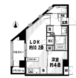 クラッシーコート北大塚 5階 間取り図