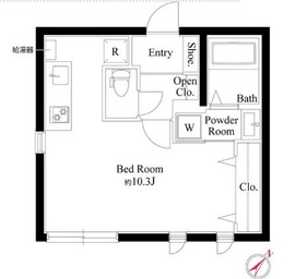 ザ・シティレジデンス新宿荒木町 301 間取り図