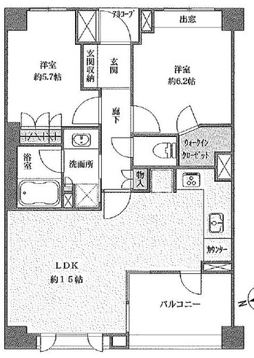 ライオンズ大泉学園マスターレジデンス 3階 間取り図