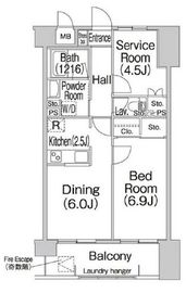 コンフォリア赤羽岩淵 508 間取り図