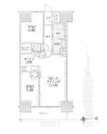 トラープランド翠命館 504 間取り図
