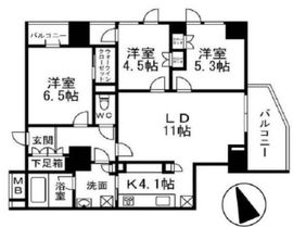 H-スクエア吉祥寺南町 502 間取り図