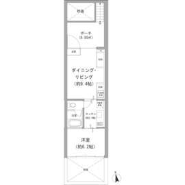 パークジオ学芸大学 204 間取り図