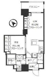 パークホームズ横濱関内 8階 間取り図