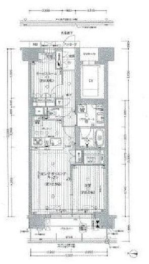 プレサンスロジェ西葛西 1階 間取り図