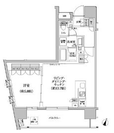 パークハビオ渋谷本町レジデンス 215 間取り図