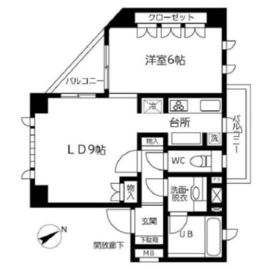 グローリオ王子神谷 208 間取り図