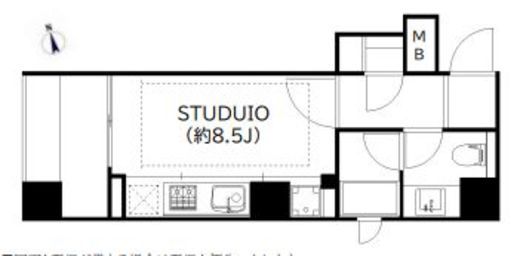 グランプレオ武蔵野 8階 間取り図