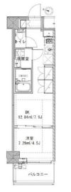 クリアルプレミア明大前 203 間取り図
