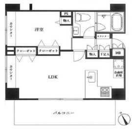 ヴィーナスヴァーゴ横濱 2階 間取り図