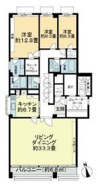 広尾シティハウス 2階 間取り図