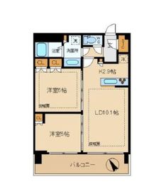 シティタワー新宿 32階 間取り図