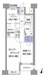 アビティ目黒 107 間取り図