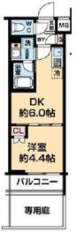 （仮称）中野区新井新築マンション 1階 間取り図