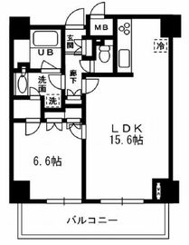 レジディア杉並方南町 608 間取り図