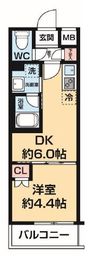 （仮称）中野区新井新築マンション 2階 間取り図
