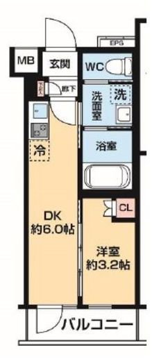 （仮称）中野区新井新築マンション 4階 間取り図