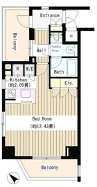 タキミハウス西早稲田 409 間取り図