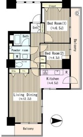イーストコア曳舟二番館 40階 間取り図