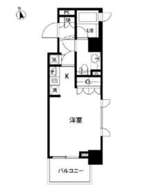 セントラル銀座 1103 間取り図