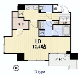 プロスペクト日本橋小網町 302 間取り図