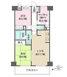 グランデュール石神井 203 間取り図
