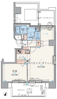 リヴシティ一番町 11階 間取り図