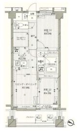 コスモリード西馬込 508 間取り図