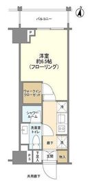 クレヴィア山吹神楽坂 2階 間取り図
