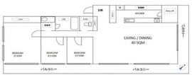 アロバール南青山 4階 間取り図