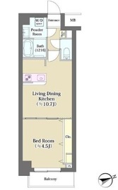 テアトル富ヶ谷 203 間取り図