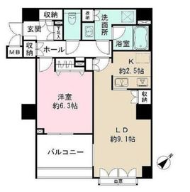 渋谷神山町レジデンス 304 間取り図