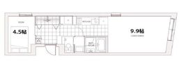 エスセナーリオ中野 202 間取り図