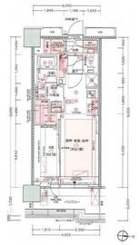 プラウドタワー亀戸クロス 4階 間取り図