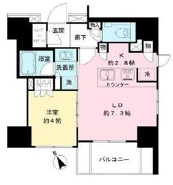 シャリエ御茶ノ水 3階 間取り図