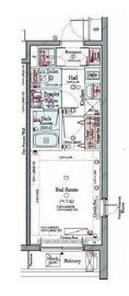 コンシェリア品川南 THE GRAND RESIDENCE 5階 間取り図