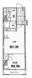 パシフィックコート中延 2F3 間取り図