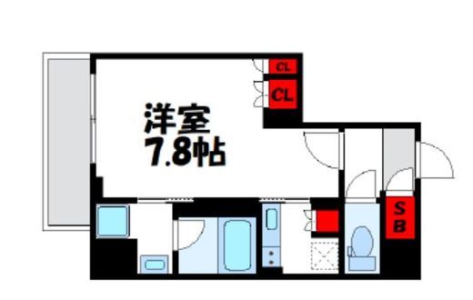 ガリシア大塚 7階 間取り図