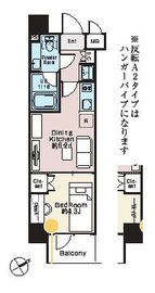 ベルファース大森North 401 間取り図